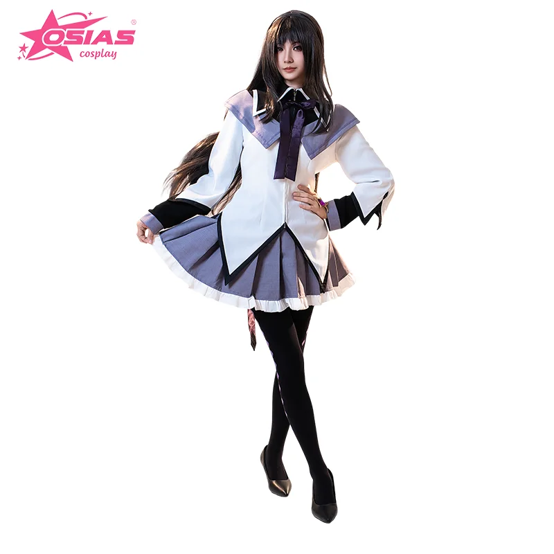 OSIAS Akemi Homura Cosplay Costume Set Akemi Homura wig Akemi Homura shoes Puella Magi Madoka Magica
OSIAS Akemi Homura Cosplay Costume Set Akemi Homura wig Akemi Homura shoes Puella Magi Madoka Magica
