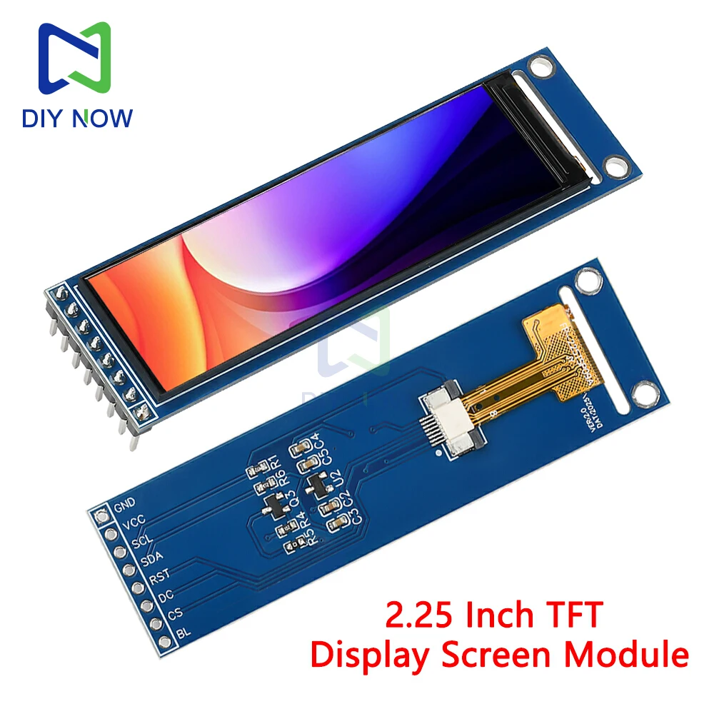 ST7789 2,25-дюймовый IPS полноугольный TFT-экран ЖК-экран цветной дисплей модуль последовательного порта SPI высокой четкости 76X284
ST7789 2,25-дюймовый IPS полноугольный TFT-экран ЖК-экран цветной дисплей модуль последовательного порта SPI высокой четкости 76X284