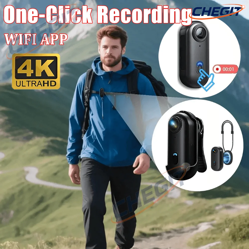4K FHD POV Collar Cam Small Sports Camera Magnetic Necklace Pets Camcorder Mini Wireless WiFi H88 Bodycam Recording Vlog Selfie
4K FHD POV Collar Cam Small Sports Camera Magnetic Necklace Pets Camcorder Mini Wireless WiFi H88 Bodycam Recording Vlog Selfie