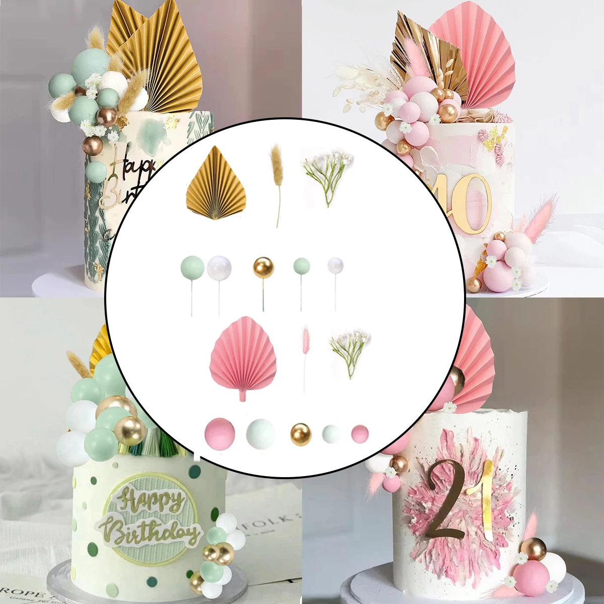 1Set NEW Golden Palm Leaf Decoration Flower For Cake Topper Paper Birthday Happy Cake golden palm Baking Cakes Decor Bohemian
1Set NEW Golden Palm Leaf Decoration Flower For Cake Topper Paper Birthday Happy Cake golden palm Baking Cakes Decor Bohemian
