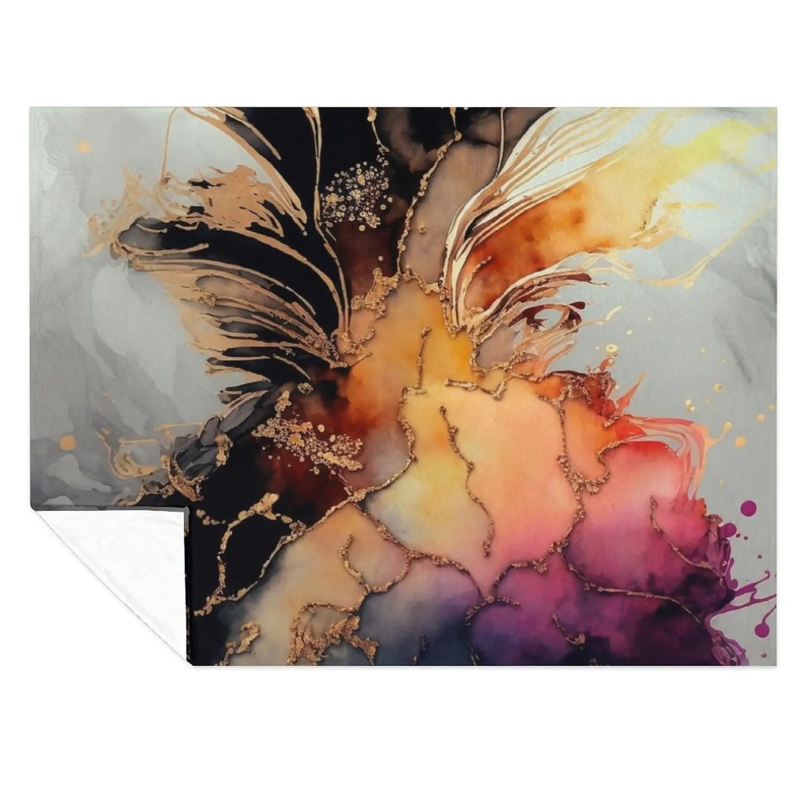 Sweet Pineapple - Abstract Alcohol Ink Resin Art Throw Blanket Single Loose Sofa Throw Blankets
Sweet Pineapple - Abstract Alcohol Ink Resin Art Throw Blanket Single Loose Sofa Throw Blankets