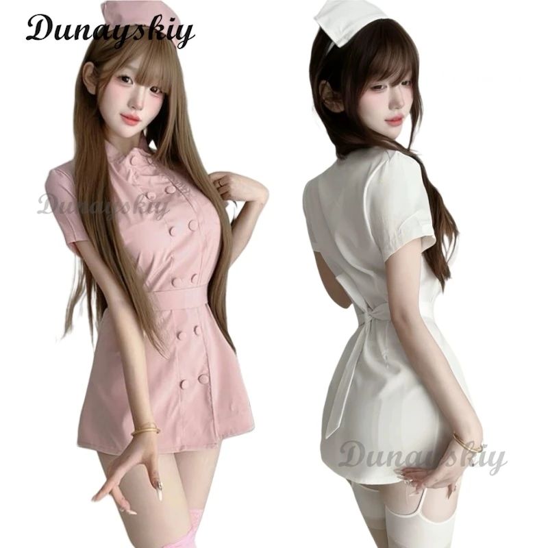 Pure Love Nurse Doctor Role Play Uniform Temptation White Angel White Dress Sexy Lingerie Fashion Sexy Uniform Suit Halloween
Pure Love Nurse Doctor Role Play Uniform Temptation White Angel White Dress Sexy Lingerie Fashion Sexy Uniform Suit Halloween