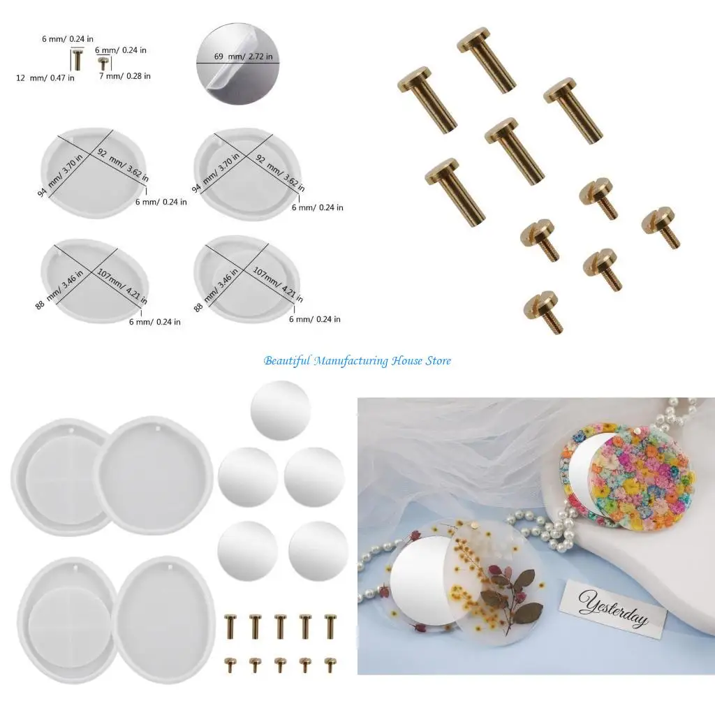 E56A Jewelry Making Mold Epoxy Casting Molds Suitable for Rotating Makeup Glass
E56A Jewelry Making Mold Epoxy Casting Molds Suitable for Rotating Makeup Glass