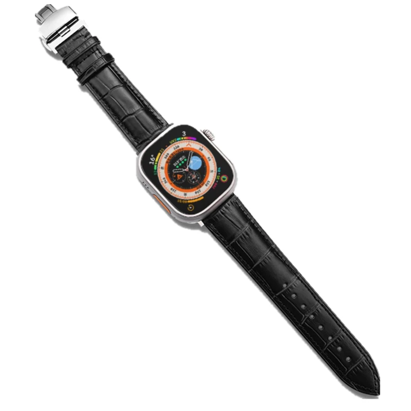 Кожаный ремешок для Apple Watch Ultra Band 44 мм 40 мм 45 мм 41 мм 38 мм 42 мм, браслет для IWatch 8 Se 7 6 5 4 3 с застежкой-бабочкой
Кожаный ремешок для Apple Watch Ultra Band 44 мм 40 мм 45 мм 41 мм 38 мм 42 мм, браслет для IWatch 8 Se 7 6 5 4 3 с застежкой-бабочкой