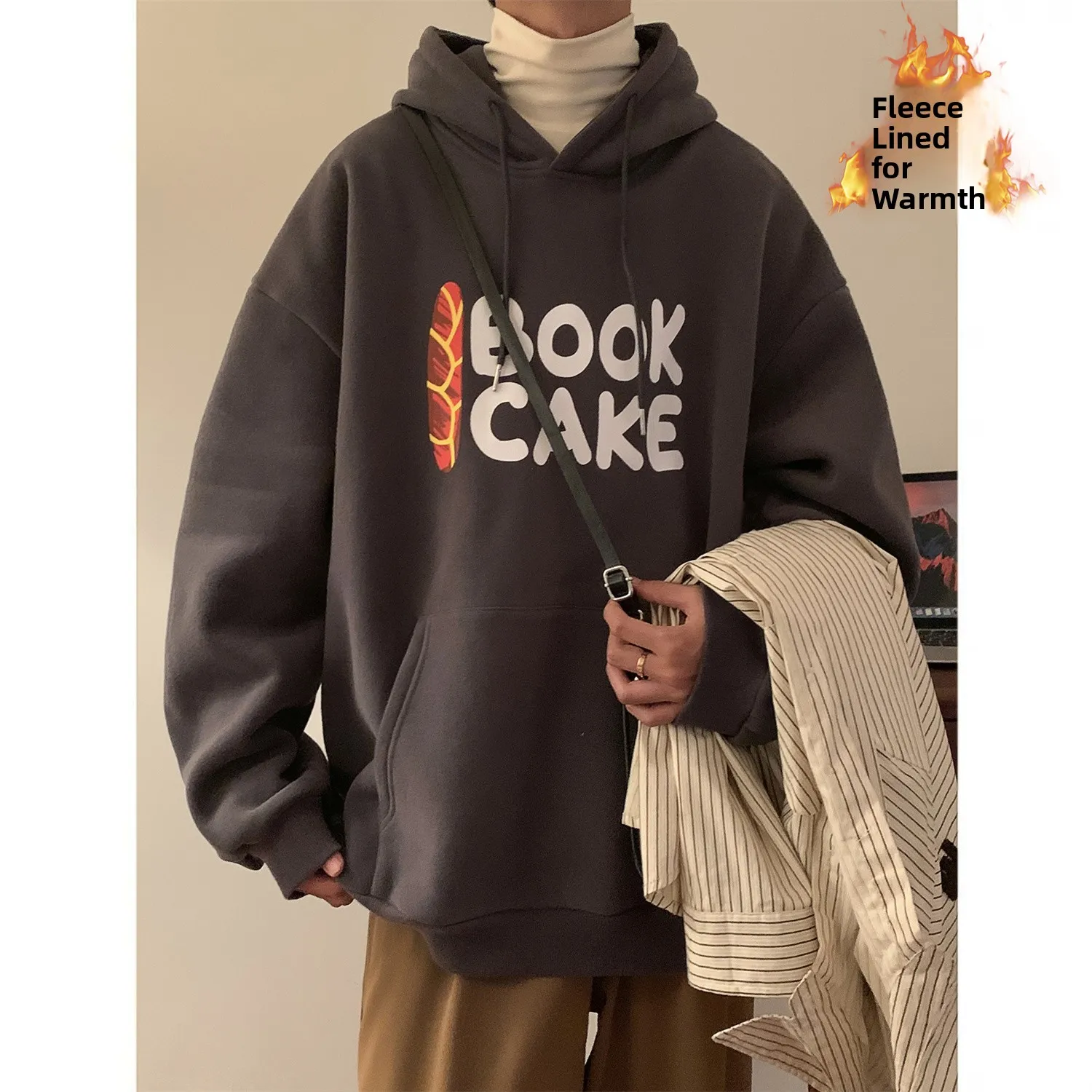 Thiened Hoodie Sweatirt for Men Autumn Winter American Sle Fce Lined Printed Heavyweight Hooded Jaet for Teens
Thiened Hoodie Sweatirt for Men Autumn Winter American Sle Fce Lined Printed Heavyweight Hooded Jaet for Teens