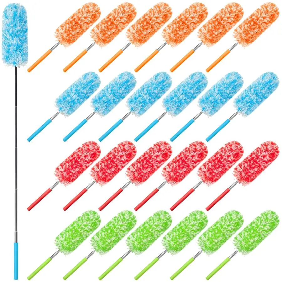 24 шт. тряпка из микрофибры для чистки, 1331 дюймов, выдвижная тряпка-паутина, потолочный вентилятор, тряпка, моющийся гибкий инструмент для
24 шт. тряпка из микрофибры для чистки, 1331 дюймов, выдвижная тряпка-паутина, потолочный вентилятор, тряпка, моющийся гибкий инструмент для