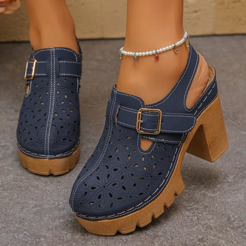 New Summer Women Comfortable Sandals 2026 Elegant High Heels Thick Bottom Summer Sandals Large Casual Thick Bottom Shoes Women
New Summer Women Comfortable Sandals 2026 Elegant High Heels Thick Bottom Summer Sandals Large Casual Thick Bottom Shoes Women