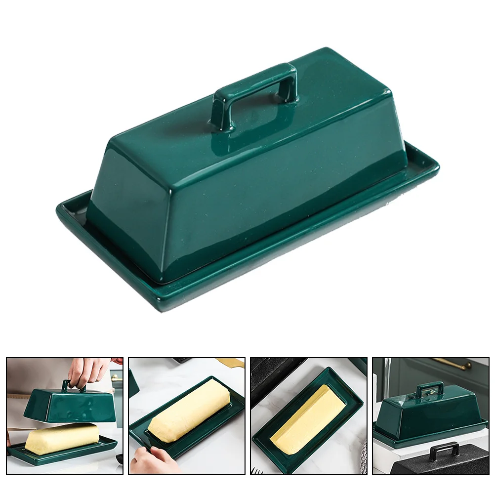 1Set Ceramic Butter Box Lid Resistant Airtight Butter Container for Kitchen Dining Tableware Food Service Dish
1Set Ceramic Butter Box Lid Resistant Airtight Butter Container for Kitchen Dining Tableware Food Service Dish