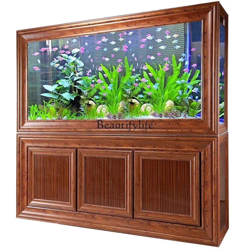 LD33Aquarium Large Living Room Screen Lazy Landscape Creative Mahogany Texture Bottom Filter Fish Tank
LD33Aquarium Large Living Room Screen Lazy Landscape Creative Mahogany Texture Bottom Filter Fish Tank