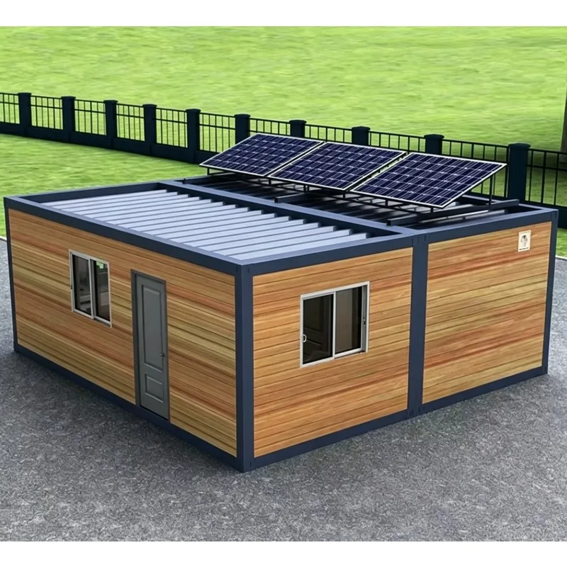 Foldable Container House With A Loft Bedroom For Modern Mini Homes To Live In Featuring Large Storage Space
Foldable Container House With A Loft Bedroom For Modern Mini Homes To Live In Featuring Large Storage Space