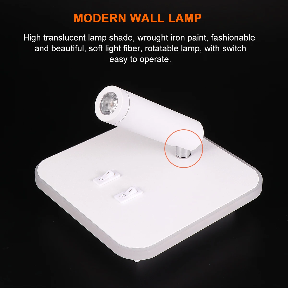 Modern Wall Lamp Creative Shape Bedside Reading Light Warm White Ac85-265V Easy Install Bedroom Living Room Bar Decorative Light
Modern Wall Lamp Creative Shape Bedside Reading Light Warm White Ac85-265V Easy Install Bedroom Living Room Bar Decorative Light