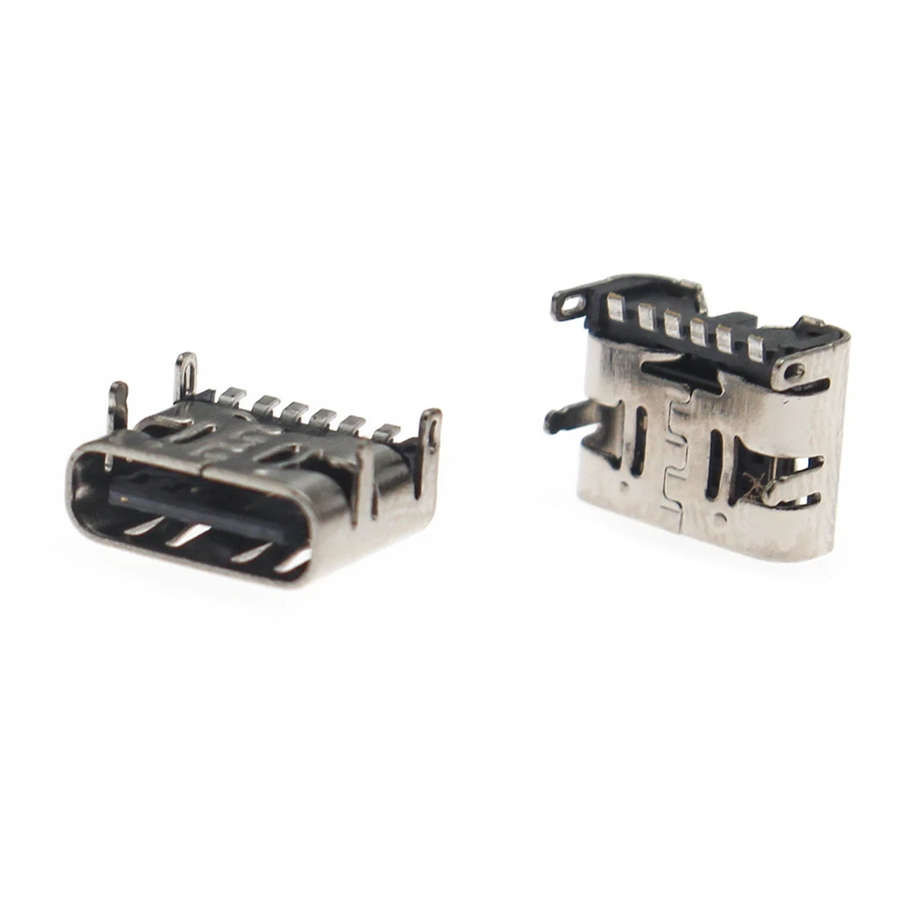 5/10/50/100pcs USB3.1 6pin Type-C DIP 3A High current charging USB Connectors Female For PCB Port Jack Tail Plug Socket Electric
5/10/50/100pcs USB3.1 6pin Type-C DIP 3A High current charging USB Connectors Female For PCB Port Jack Tail Plug Socket Electric