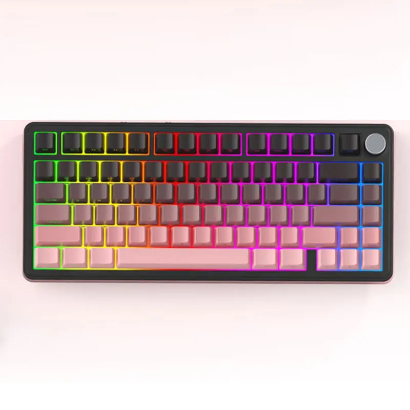 ATTACK SHARK X85 RGB Metal Knobs Wireless Mechanical Keyboard, 2.4G Tri-mode,full-key Hot-swap, Win&mac 
ATTACK SHARK X85 RGB Metal Knobs Wireless Mechanical Keyboard, 2.4G Tri-mode,full-key Hot-swap, Win&mac