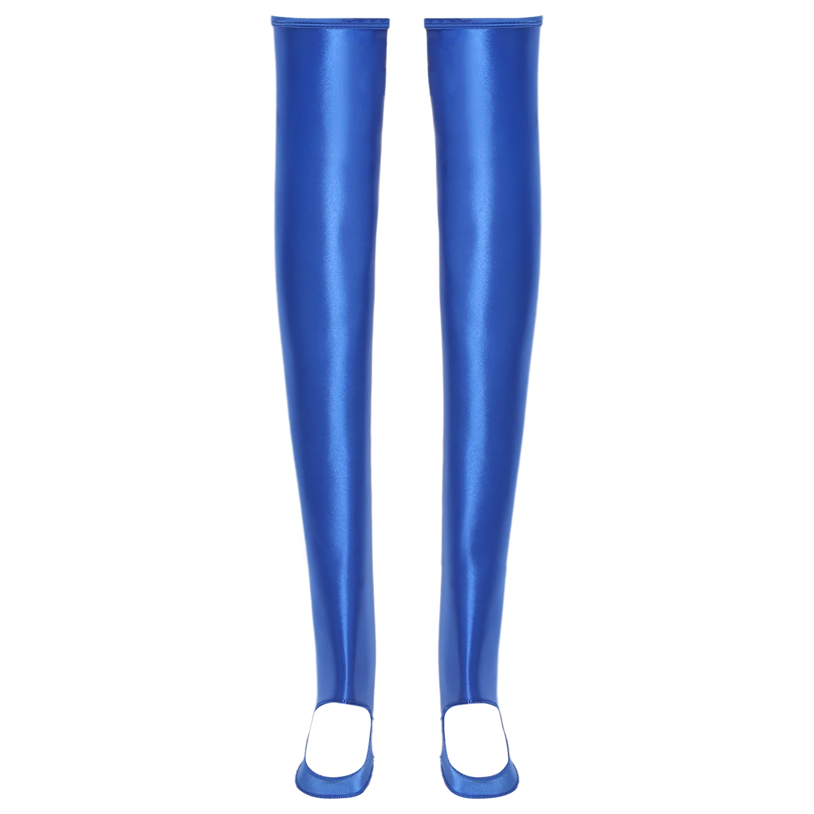 Glossy Stretchy Thigh High Stirrup Socks for Women Solid Color Stocking Lingerie Costume Accessories for Dressing Up Club Wear
Glossy Stretchy Thigh High Stirrup Socks for Women Solid Color Stocking Lingerie Costume Accessories for Dressing Up Club Wear
