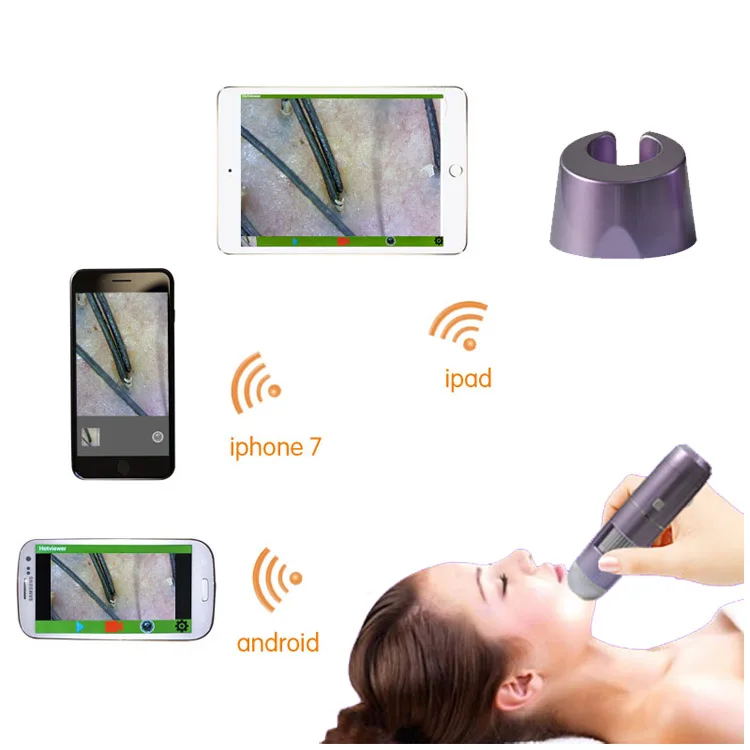 Hd 720p Health Care Hair Face Scalp Microscope Camera Wifi Wireless Detector, Inspection Microscope
Hd 720p Health Care Hair Face Scalp Microscope Camera Wifi Wireless Detector, Inspection Microscope