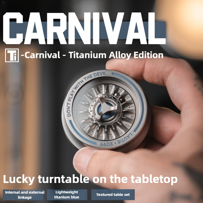 2025 New(Pre Sale)LAUTIE Titanium Alloy Carnival Wheel EDC Black Technology Desktop Fingertip Gyroscope Stress Relief Toy Gift
2025 New(Pre Sale)LAUTIE Titanium Alloy Carnival Wheel EDC Black Technology Desktop Fingertip Gyroscope Stress Relief Toy Gift