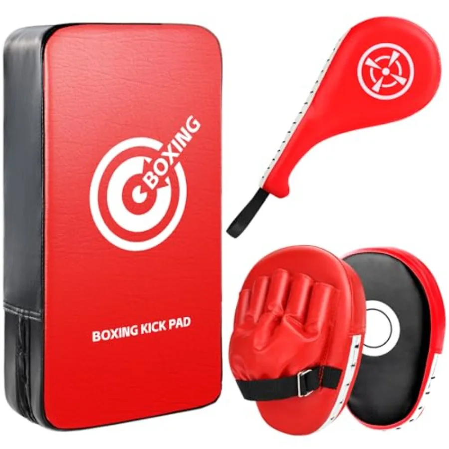 Kick Pack Set, Boxing Pads Curved Focus Kickboxing Striking Target Pads for Men Women, Martial Arts Training Equipment for Boxi
Kick Pack Set, Boxing Pads Curved Focus Kickboxing Striking Target Pads for Men Women, Martial Arts Training Equipment for Boxi