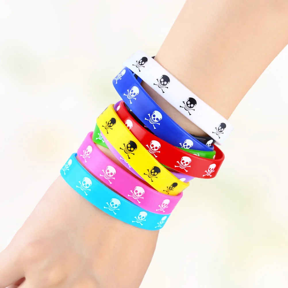 15pcs Skull Pattern Silicone Wrist Band Soft Comfortable Fitness Bracelet For Women Men Unisex Sports Gym Accessory
15pcs Skull Pattern Silicone Wrist Band Soft Comfortable Fitness Bracelet For Women Men Unisex Sports Gym Accessory