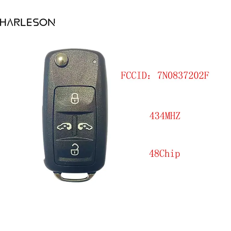 High Quality Remote Car Key For VW Sharan Transporter ID48 7N0837202F 434Mhz NO KEYLESS GO 4+1 Button
High Quality Remote Car Key For VW Sharan Transporter ID48 7N0837202F 434Mhz NO KEYLESS GO 4+1 Button