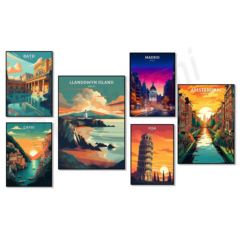 Landwein Island, Munich, Zugspitze, Bruges, Leaning Tower of Pisa, Capri, Moscow, Madrid, Neuschwanstein Castle travel posters
Landwein Island, Munich, Zugspitze, Bruges, Leaning Tower of Pisa, Capri, Moscow, Madrid, Neuschwanstein Castle travel posters