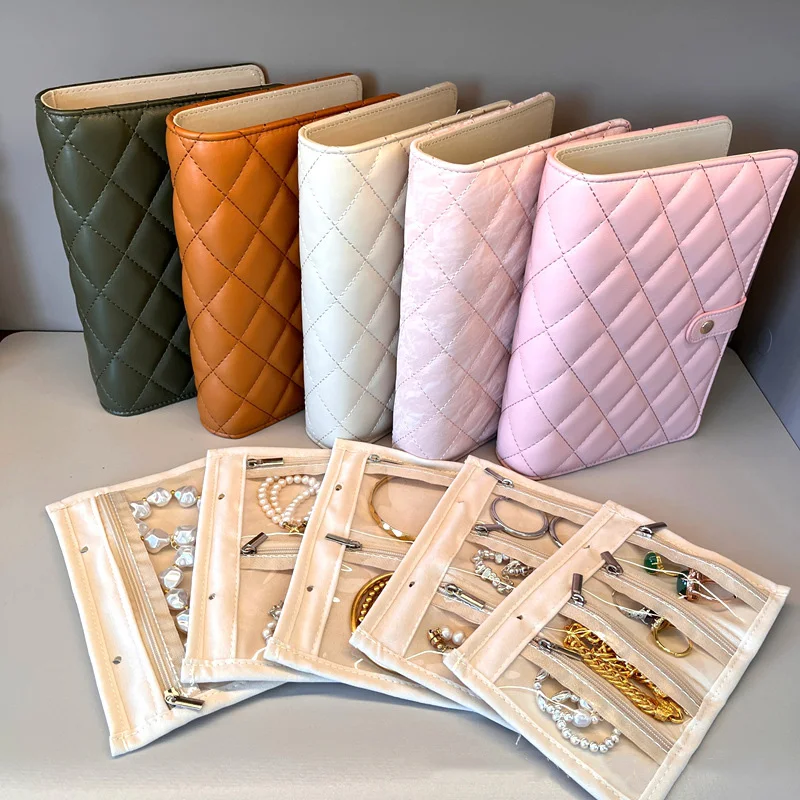 Travel Jewelry Storage Box, Foldable Jewelry Bag Jewelry Storage Book Ring Loose-leaf with Transparent Zipper
Travel Jewelry Storage Box, Foldable Jewelry Bag Jewelry Storage Book Ring Loose-leaf with Transparent Zipper