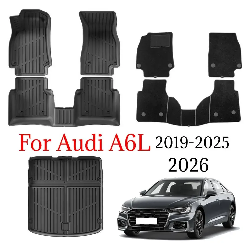 For Audi A6L 2026 2025-2019 Car Floor Mats Cargo Liner Trunk Pad TPE 3D Left-hand Drive Internal foot pad/trunk/backrest
For Audi A6L 2026 2025-2019 Car Floor Mats Cargo Liner Trunk Pad TPE 3D Left-hand Drive Internal foot pad/trunk/backrest