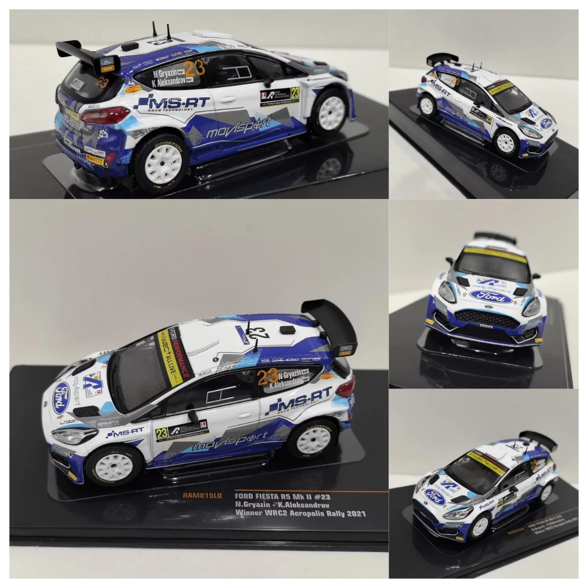IXO Diecast 1/43 Scale FORD FIESTA R5 #23 2021 2o Alloy Car Model
IXO Diecast 1/43 Scale FORD FIESTA R5 #23 2021 2o Alloy Car Model