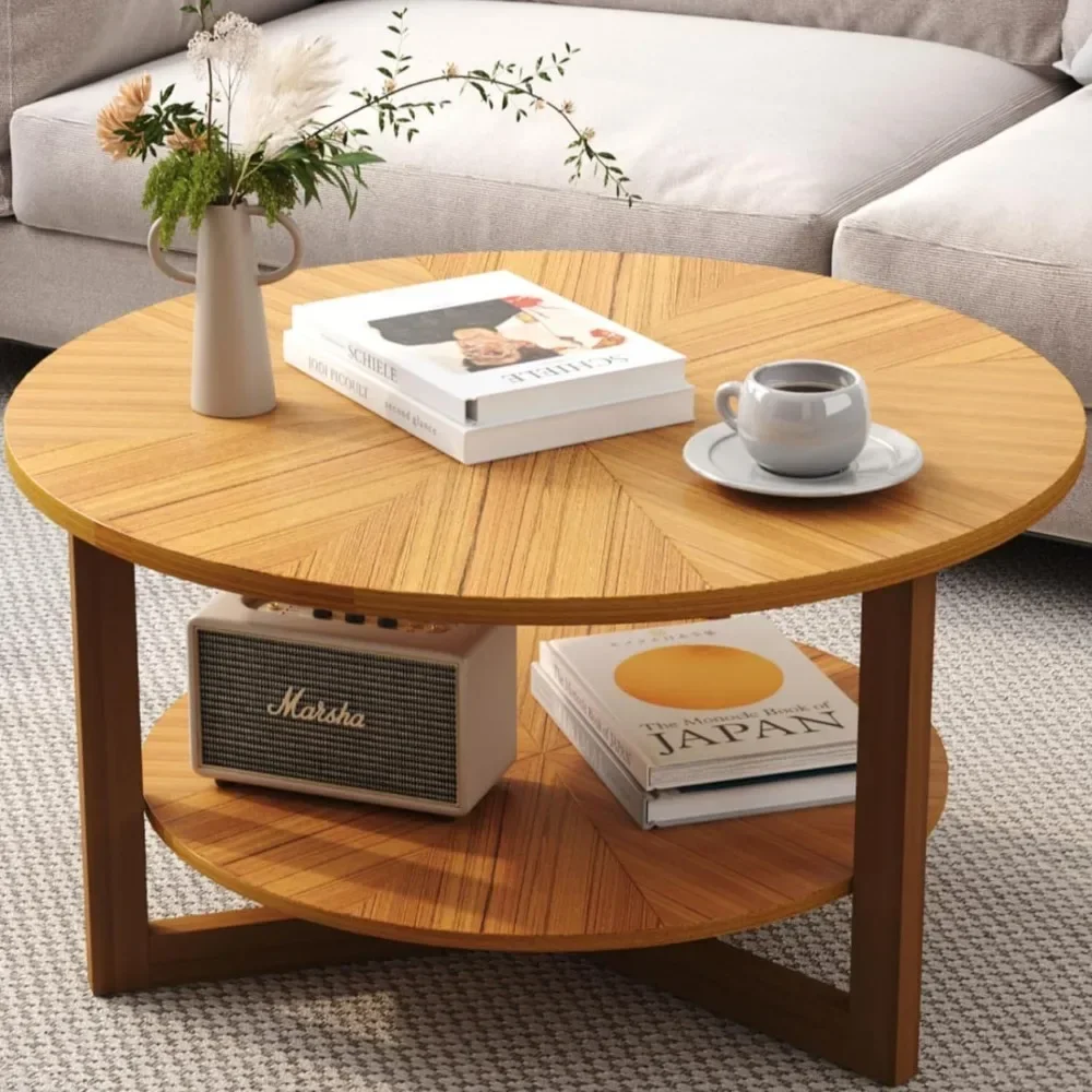 Round Wood Coffee Table, Natural Wood Coffee Table, Round Solid Wood Center Large Circle Coffee Table for Living Room
Round Wood Coffee Table, Natural Wood Coffee Table, Round Solid Wood Center Large Circle Coffee Table for Living Room