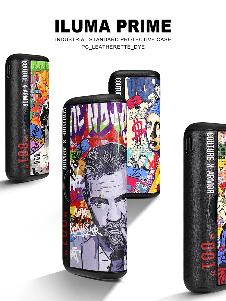 PU leather protective case for PRIME,portable and shock-resistant, artistic painting patterned protective e-cigarette accessory.
PU leather protective case for PRIME,portable and shock-resistant, artistic painting patterned protective e-cigarette accessory.