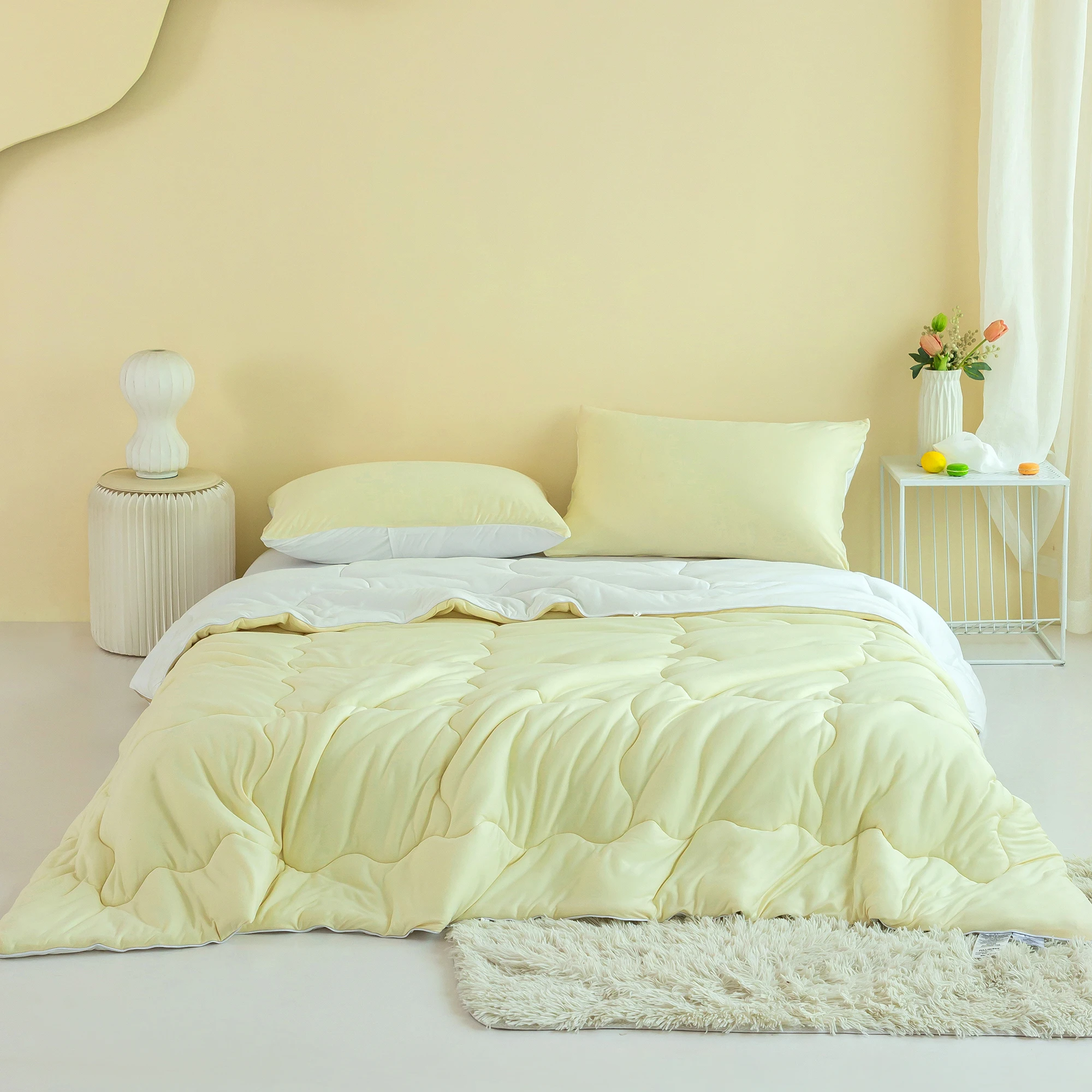 Jersey Knit Cotton comforter bedding sets, Cozy Fully Breathable Bedding 1 Down Alternative with 2 Pillowcase for All Season Use
Jersey Knit Cotton comforter bedding sets, Cozy Fully Breathable Bedding 1 Down Alternative with 2 Pillowcase for All Season Use