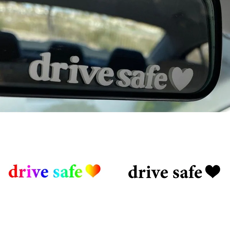 Drive Safe Text Car Stickers High Quality Waterproof Cars Body Window Bumper Mirror Vinyl Stickers Auto Decor Accessories
Drive Safe Text Car Stickers High Quality Waterproof Cars Body Window Bumper Mirror Vinyl Stickers Auto Decor Accessories