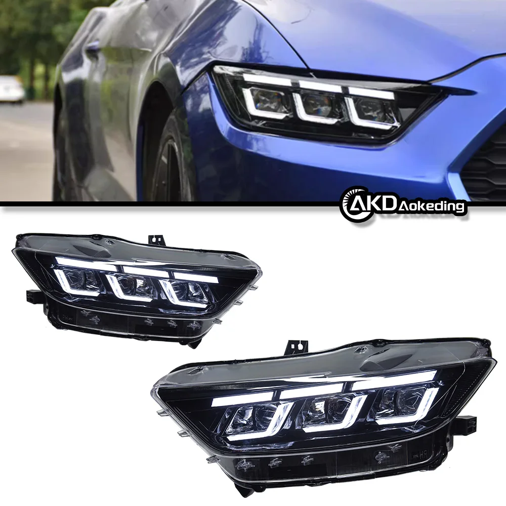 2 PCS Styling Head Lamp for Ford Mustang (S550) 2015-2017 Headlights LED Projector lens DRL Front automotive Accessories
2 PCS Styling Head Lamp for Ford Mustang (S550) 2015-2017 Headlights LED Projector lens DRL Front automotive Accessories