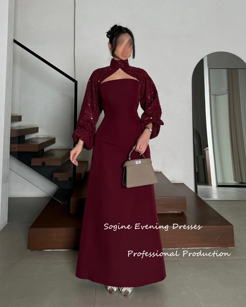 Halter Lace Sequins Prom Dresses 2025 Strapless A-Line Formal Cocktail Party Gowns Ankle-length فساتين سهرات for Sexy Women
Halter Lace Sequins Prom Dresses 2025 Strapless A-Line Formal Cocktail Party Gowns Ankle-length فساتين سهرات for Sexy Women