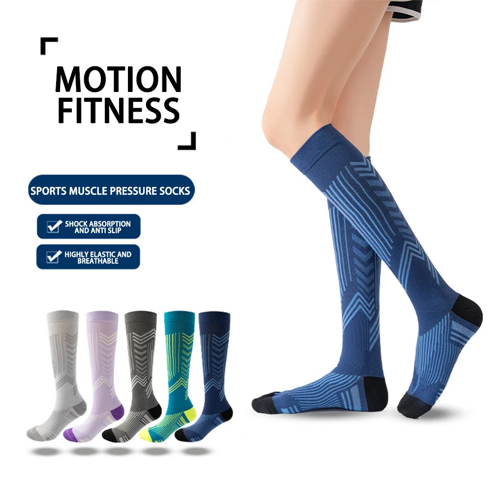 Профессиональные спортивные носки для фитнеса, беговые скакалки, высокие ноги, полосатые функциональные велосипедные чулки со стрелками
Профессиональные спортивные носки для фитнеса, беговые скакалки, высокие ноги, полосатые функциональные велосипедные чулки со стрелками