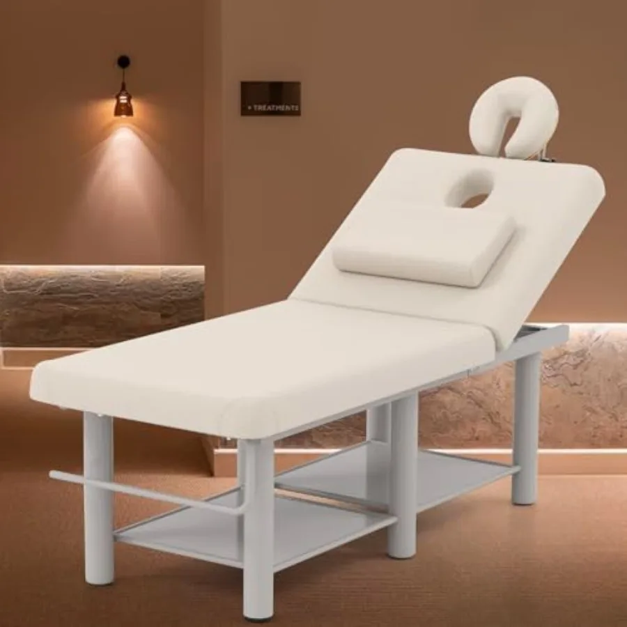 Professional Massage Table Heavy Duty Adjustable Spa Bed with Open Face Hole and Headrest PU Leather, Sturdy Metal Frame for Ph
Professional Massage Table Heavy Duty Adjustable Spa Bed with Open Face Hole and Headrest PU Leather, Sturdy Metal Frame for Ph