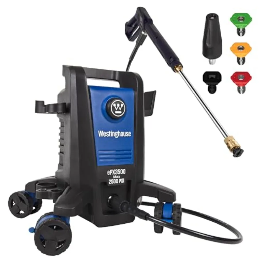 Электрическая мойка высокого давления ePX3500, 2500 PSI, 1.76 GPM, с технологией защиты от опрокидывания, встроенным баком для моющего средства, профессиональной стальной насадкой
Электрическая мойка высокого давления ePX3500, 2500 PSI, 1.76 GPM, с технологией защиты от опрокидывания, встроенным баком для моющего средства, профессиональной стальной насадкой