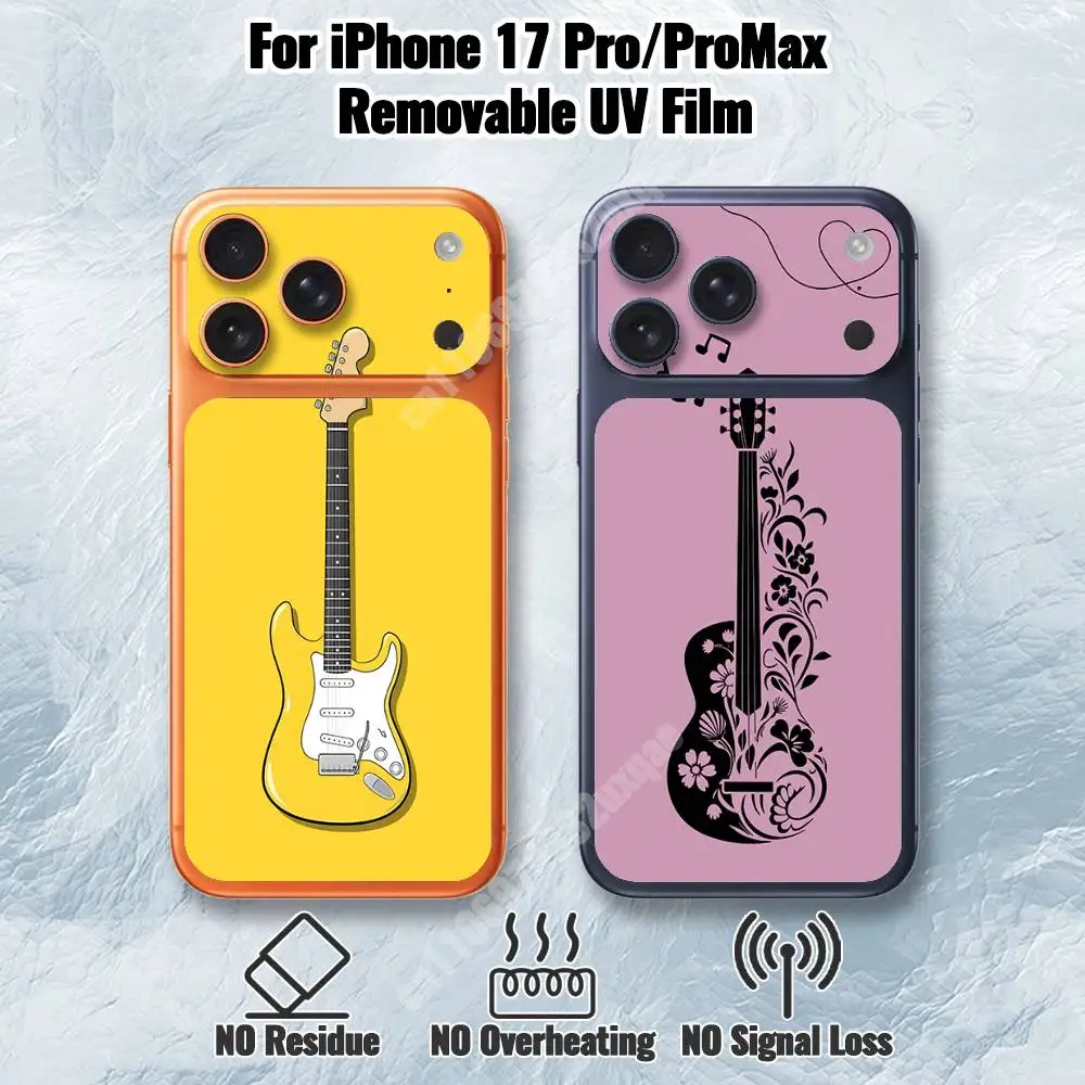 Electric Guitar Music Instrument Removable UV Film for iPhone 17 Pro 17 ProMax Protective Sticker
Electric Guitar Music Instrument Removable UV Film for iPhone 17 Pro 17 ProMax Protective Sticker