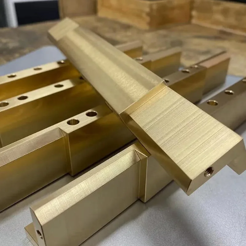 Custom Precision Brass Parts CNC Machined Milling Turning Lathing Drilling Copper Parts
Custom Precision Brass Parts CNC Machined Milling Turning Lathing Drilling Copper Parts