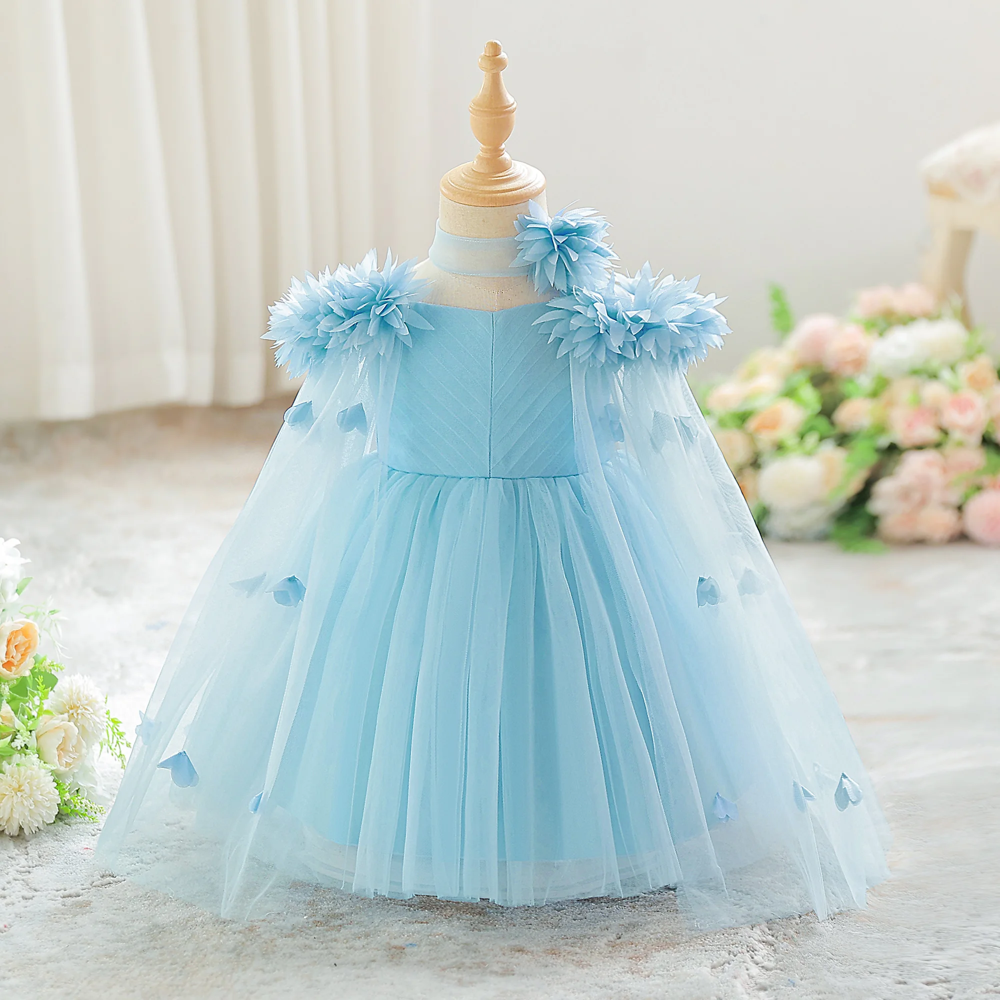 Elegant Flower Party Baby Girls Dress Toddler Tulle 1st Birthday Princess Prom Dresses Baby Bridesmaids Wedding Baptism Costumes
Elegant Flower Party Baby Girls Dress Toddler Tulle 1st Birthday Princess Prom Dresses Baby Bridesmaids Wedding Baptism Costumes
