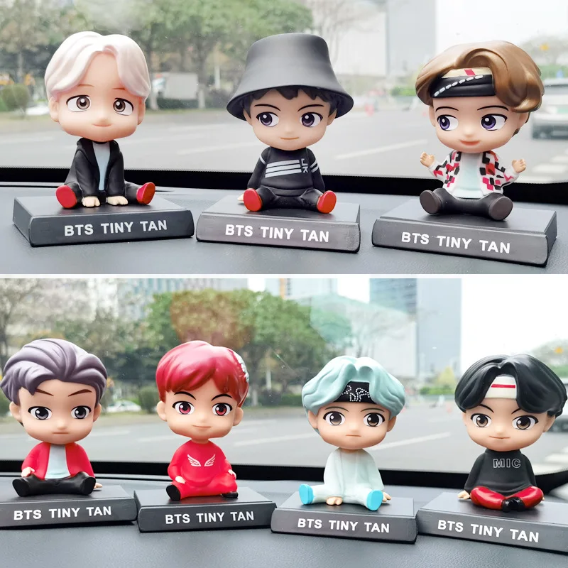 Cute Cartoon BT21 TATA KOYA RJ COOKY CHIMMY SHOOKY Car Decorative Doll Kawaii Anime Bobblehead Doll Decorative Accessories Gifts
Cute Cartoon BT21 TATA KOYA RJ COOKY CHIMMY SHOOKY Car Decorative Doll Kawaii Anime Bobblehead Doll Decorative Accessories Gifts