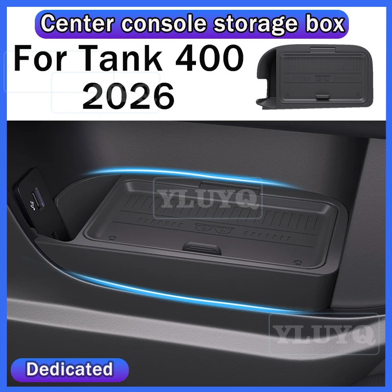 For 2026 Tank 400 center console lower storage box, car silicone storage container, anti-slip mat, car interior accessories
For 2026 Tank 400 center console lower storage box, car silicone storage container, anti-slip mat, car interior accessories