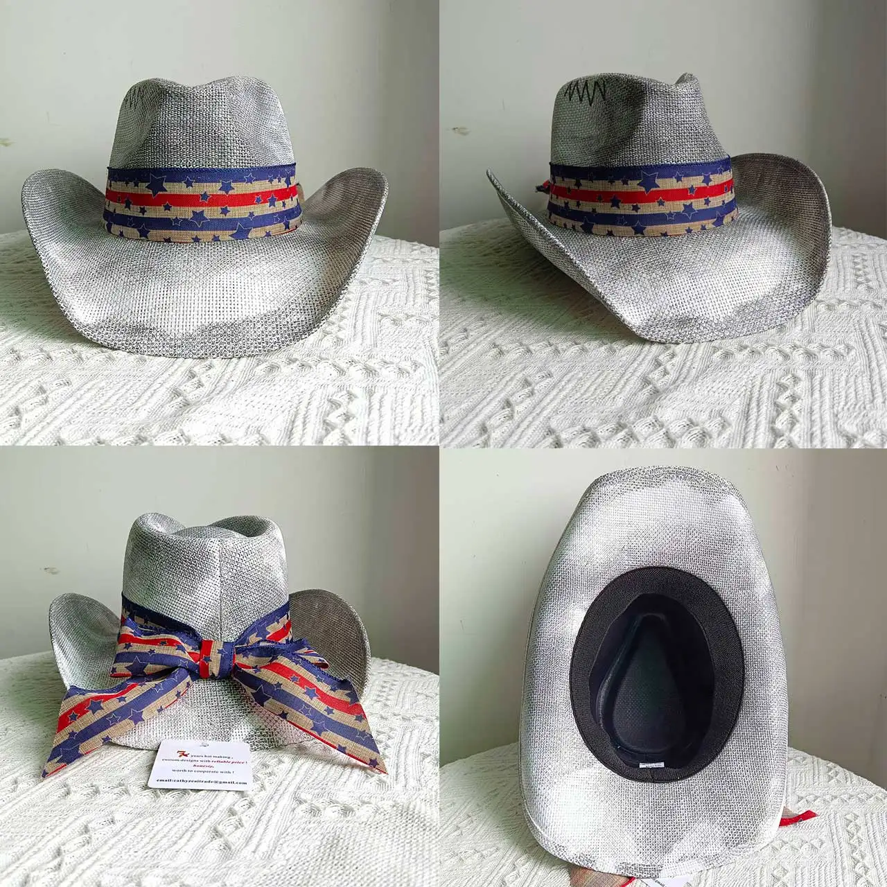 Retro five-pointed star cowboy straw hat men and women curled edge western style cowboy hat summer sun hat wide brim hat
Retro five-pointed star cowboy straw hat men and women curled edge western style cowboy hat summer sun hat wide brim hat