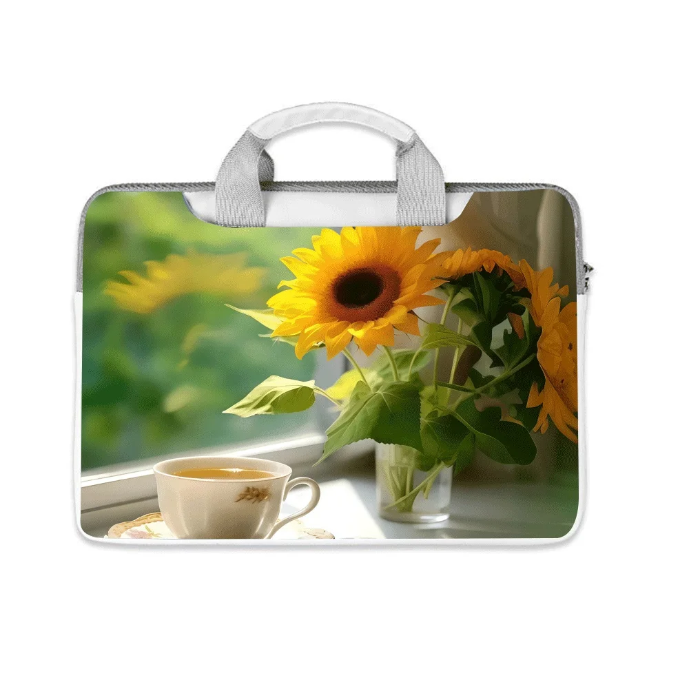 Модная сумка для ноутбука с принтом подсолнухов, 13, 14, 15, 16 дюймов, водонепроницаемый ударопрочный чехол на молнии, подходит для путешествий, работы, офиса
Модная сумка для ноутбука с принтом подсолнухов, 13, 14, 15, 16 дюймов, водонепроницаемый ударопрочный чехол на молнии, подходит для путешествий, работы, офиса