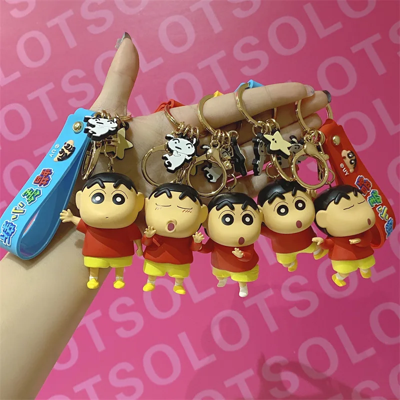 New Kawaii Anime Crayon Shin-chan Keychains Cute Cartoon Doll Bag Pendant Car Key Chain Ornaments Accessories Couple Xmas Gifts
New Kawaii Anime Crayon Shin-chan Keychains Cute Cartoon Doll Bag Pendant Car Key Chain Ornaments Accessories Couple Xmas Gifts