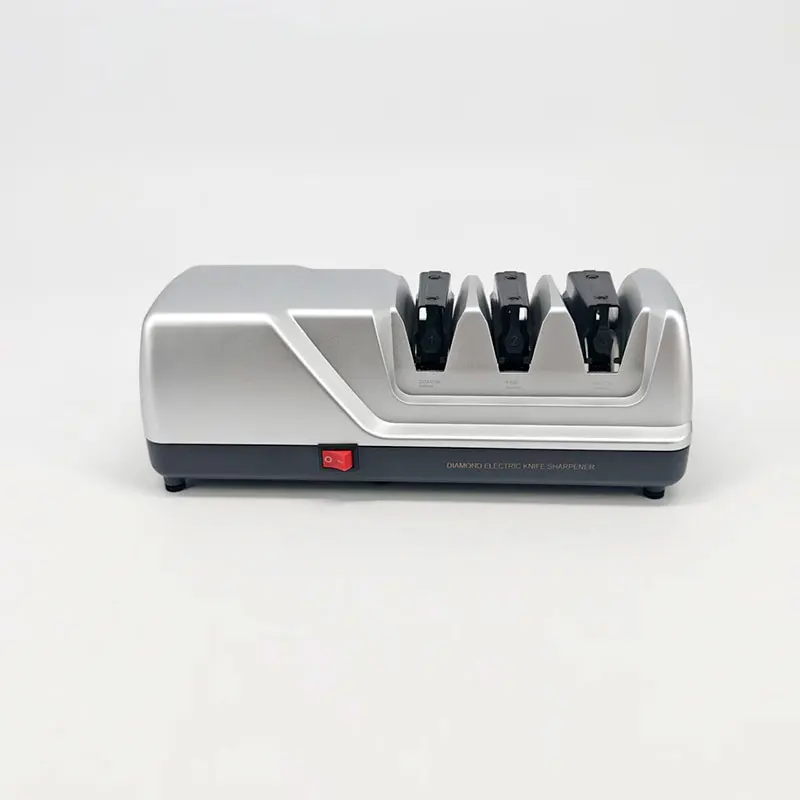 Professional 3-Stage Electric Knife Sharpener Model H1198 Fast Sharpening System for All Kitchen Chef Knives
Professional 3-Stage Electric Knife Sharpener Model H1198 Fast Sharpening System for All Kitchen Chef Knives