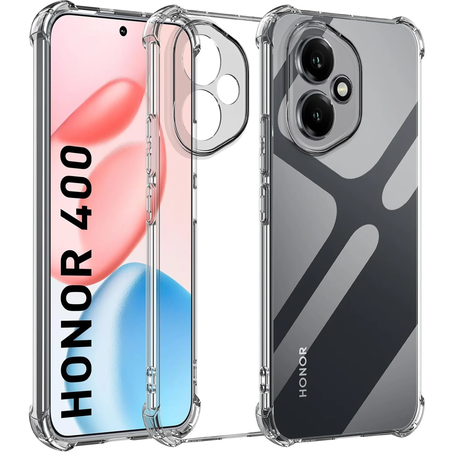 Гибкий противоударный чехол из ТПУ с четырьмя кужками для Honor 400 Pro 5G, защитный чехол, прозрачный чехол Fundas Coque
Гибкий противоударный чехол из ТПУ с четырьмя кужками для Honor 400 Pro 5G, защитный чехол, прозрачный чехол Fundas Coque