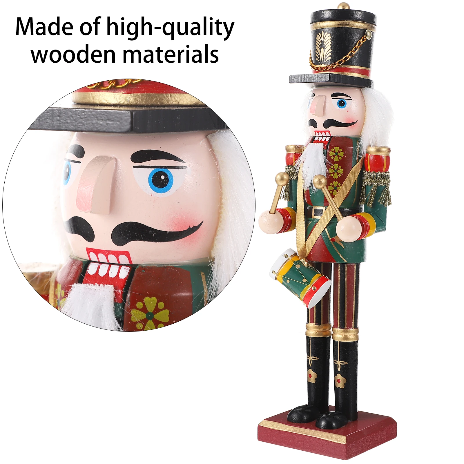 Nutcracker Ornament Christmas Decorations Traditional Baby Xmas Tree Pendants Wooden Puppet Figurine Soldier Child Collection
Nutcracker Ornament Christmas Decorations Traditional Baby Xmas Tree Pendants Wooden Puppet Figurine Soldier Child Collection