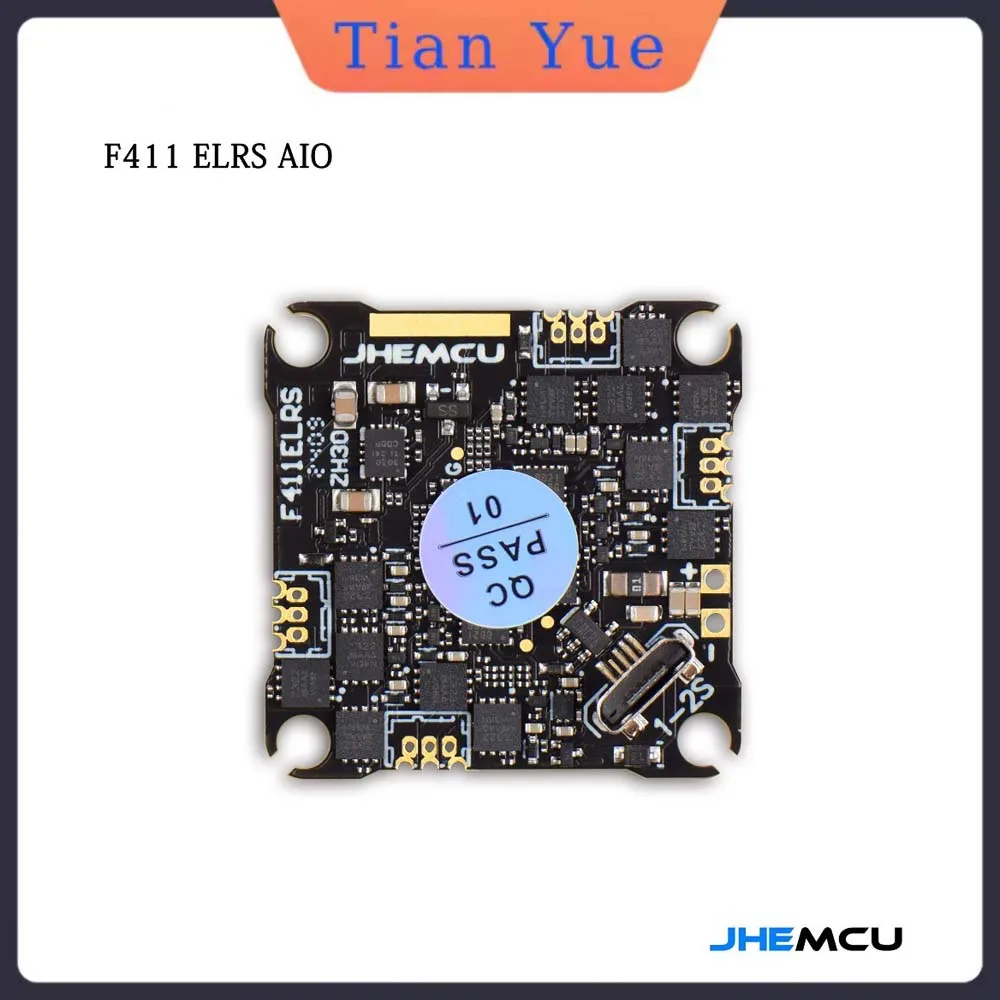 Контроллер полета JHEMCU F411ELRS AIO для RC FPV Drone 1-2S с ICM42688-P OSD BLHELI_S 12A 4in1 ESC ELRS 2.4G M3 25,5x25,5 мм
Контроллер полета JHEMCU F411ELRS AIO для RC FPV Drone 1-2S с ICM42688-P OSD BLHELI_S 12A 4in1 ESC ELRS 2.4G M3 25,5x25,5 мм