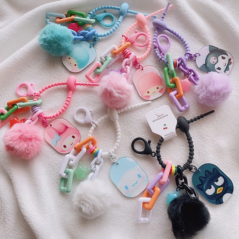 Lovely Sanrio Character Portable Mirror Keychain Melody Kuromi Toys Keychain Fashion Students Anime Peripheral Accessories Gift
Lovely Sanrio Character Portable Mirror Keychain Melody Kuromi Toys Keychain Fashion Students Anime Peripheral Accessories Gift