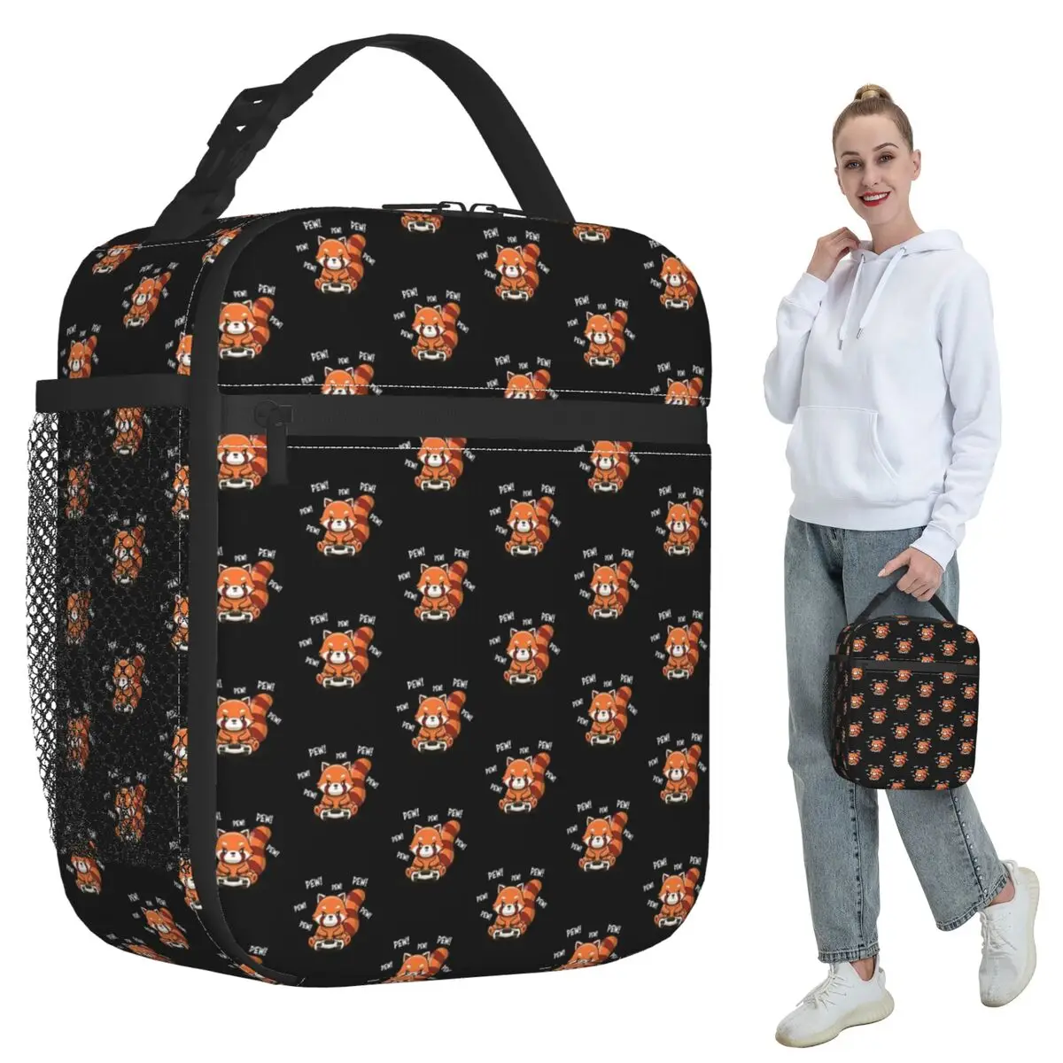 Red Panda Animal Insulated Lunch Bag for Women Office Cooler Thermal Food Box Tote Portable Lunch Boxes Container
Red Panda Animal Insulated Lunch Bag for Women Office Cooler Thermal Food Box Tote Portable Lunch Boxes Container